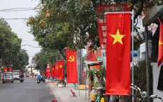 Phường Tam Bình ở TPHCM rợp bóng cờ Tổ quốc