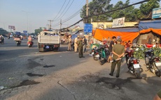 Phòng CSGT Công an TPHCM quyết tâm lập lại trật tự ở các chợ đầu mối