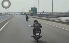 Công an làm việc với 6 thiếu niên đi xe máy nô đùa trên cao tốc
