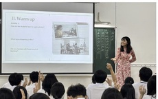 "Một ngày làm giáo viên" của học sinh Trường Bùi Thị Xuân