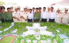 Đại tướng Lương Tam Quang dự lễ khởi công xây dựng doanh trại Công an tỉnh Thanh Hóa