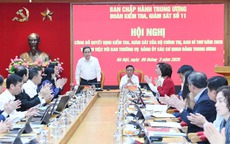 Công bố quyết định kiểm tra, giám sát Ban Thường vụ Đảng ủy các Cơ quan Đảng Trung ương