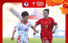 U20 nữ Việt Nam thua đậm trước U20 Trung Quốc