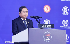 Chủ tịch Quốc hội Trần Thanh Mẫn phát biểu tại Đại hội đồng Liên minh Nghị viện Thế giới