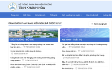 Hệ thống phản ánh hiện trường Khanhhoa-S: Cầu nối gần dân, sát dân