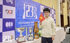 Đầu Khương Duy vô địch Bangkok Open 2026, giành thêm chuẩn Đại kiện tướng tuổi 15