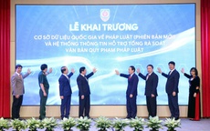 Bộ Tư pháp khai trương Cơ sở dữ liệu quốc gia về pháp luật phiên bản mới