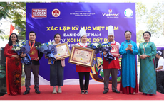 Bản đồ Việt Nam từ xôi nước cốt dừa lập kỷ lục, lan tỏa niềm tự hào dân tộc