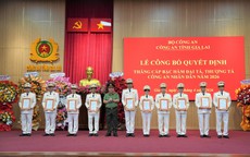 Bộ Công an thăng hàm đại tá cho 21 cán bộ Công an tỉnh Gia Lai