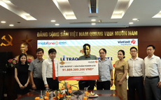 Một doanh nhân ở Ninh Bình trúng giải Jackpot 1 trị giá hơn 91 tỉ đồng