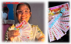 7 công nhân cùng trúng vé số giải độc đắc