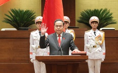 Các nhà lãnh đạo chúc mừng Chủ tịch Quốc hội Trần Thanh Mẫn