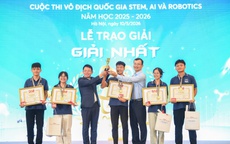 5 đội xuất sắc giành giải nhất Vô địch Quốc gia STEM, AI và Robotics