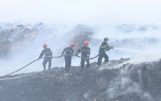 Quảng Ngãi: Khống chế đám cháy tại bãi rác Nghĩa Kỳ sau gần 2 ngày