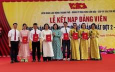 19 công nhân ưu tú được kết nạp Đảng tại Đặc khu Côn Đảo