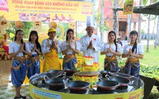 VIDEO: Hấp dẫn “vòng quay bánh xèo” không dùng dầu mỡ ở Cà Mau