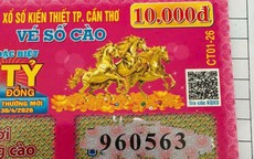 Vừa tung 4 triệu vé, xổ số cào Cần Thơ lộ diện người trúng giải độc đắc