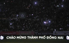 Sân Bình Phước được NHM phủ kín xem trình diễn drone và Minh Vương, Xuân Trường thi đấu