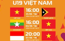 Lịch thi đấu và phát sóng của U19 Việt Nam đấu Indonesia ở giải Đông Nam Á