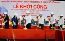 Khởi công xây dựng 1.000 căn hộ cho thuê đầu tiên ở TP Đồng Nai