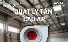 Quạt ly tâm cao áp là gì và ứng dụng của quạt ly tâm trong công nghiệp