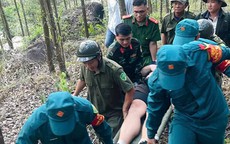 Gãy chân giữa núi hoang, du khách Đức được giải cứu nhờ tin nhắn định vị