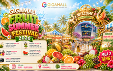 Thưởng thức thiên đường nhiệt đới tại “Lễ Hội Trái Cây Gigamall 2026”