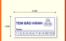 Kích thước tem bảo hành phổ biến và cách lựa chọn tem in phù hợp