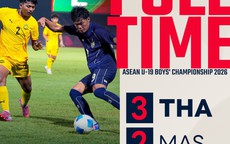 Thái Lan ngược dòng hạ Malaysia, U19 Việt Nam rộng cửa vào bán kết