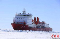 Giải cứu tàu Nga, tàu phá băng Trung Quốc bị mắc kẹt