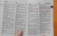 Xử lý nghiêm vụ từ điển tiếng Việt gây sốc!