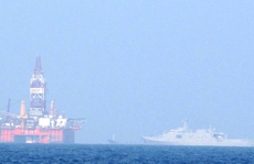 Trung Quốc đưa tàu hộ vệ tên lửa cách xa giàn khoan 981, giấu kỹ