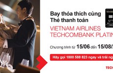 Bay thỏa thích cùng Thẻ thanh toán Vietnam Airlines Techcombank Platinum