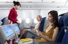 Vietnam Airlines nâng hạng thương gia cho người đi cùng