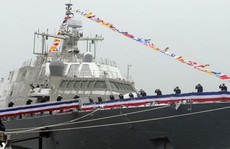 Hạ thủy 1 tàu chiến Mỹ tham gia làm nhiệm vụ ở biển Đông
