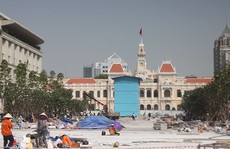 Gấp rút hoàn thành đường Nguyễn Huệ