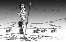 Ông Obama hoang dã trong biếm họa của báo Trung Quốc