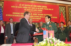Việt-Mỹ ký Tuyên bố tầm nhìn chung về quan hệ quốc phòng