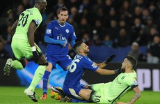 Hòa Man City, Leicester lỡ ngôi vô địch mùa Đông