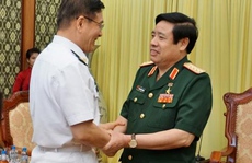 Đại tướng Phùng Quang Thanh tiếp đoàn Bộ Quốc phòng Trung Quốc