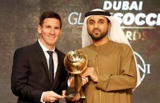Messi nhận giải Globe Soccer, mơ Quả bóng vàng FIFA
