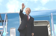 Tổng Bí thư Nguyễn Phú Trọng lên đường thăm Trung Quốc