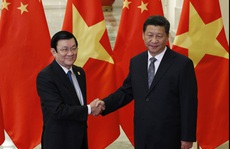 Chủ tịch nước Trương Tấn Sang gặp Chủ tịch Tập Cận Bình
