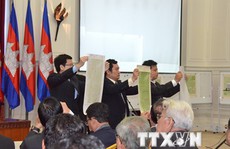 Thủ tướng Campuchia thách thức CNRP về vấn đề bản đồ biên giới