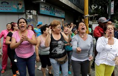Venezuela: Biểu tình đòi thức ăn gần phủ tổng thống