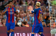 Xem pha kiến tạo không tưởng của Messi cho Suarez