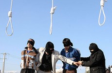Iran treo cổ 20 tù nhân Hồi giáo trong một ngày