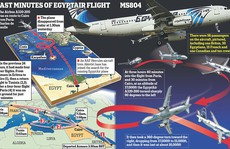 Mỹ tiết lộ chi tiết lạ về vụ máy bay EgyptAir rơi