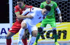 Thắng Tajikistan 8-1, tuyển futsal Việt Nam vào tứ kết châu Á