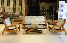 Sofa gỗ - xu hướng nội thất phòng khách năm 2016